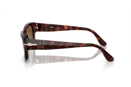 Okulary przeciwsłoneczne Persol PO3326S 24/57 Polarized Prostokątne Havana