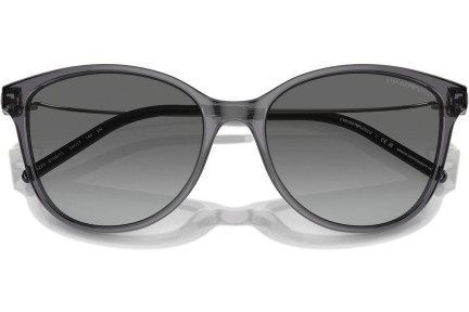 Okulary przeciwsłoneczne Emporio Armani EA4220 610611 Kocie oczy Beżowe