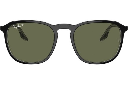 Okulary przeciwsłoneczne Ray-Ban RB2203 919/58 Polarized Kwadratowe Czarne