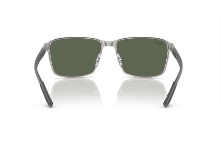 Okulary przeciwsłoneczne Ray-Ban RB3721 914471 Kwadratowe Srebrne