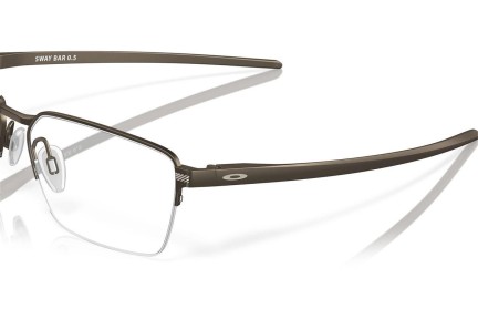 Okulary korekcyjne Oakley OX5080 508002 Prostokątne Brązowe