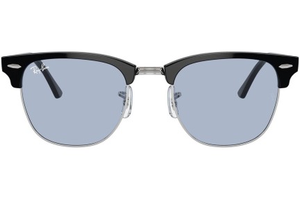 Okulary przeciwsłoneczne Ray-Ban Clubmaster RB3016 135464 Browline Czarne