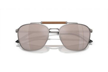 Okulary przeciwsłoneczne Giorgio Armani AR6149 3003AB Pilotki (Aviator) Szare