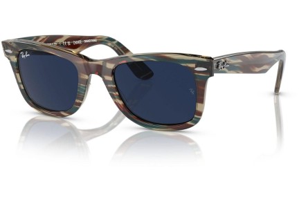 Okulary przeciwsłoneczne Ray-Ban Wayfarer Change Collection RB2140 1387GG Kwadratowe Brązowe