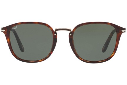 Okulary przeciwsłoneczne Persol Combo Evolution Collection PO3186S 24/31 Kwadratowe Havana