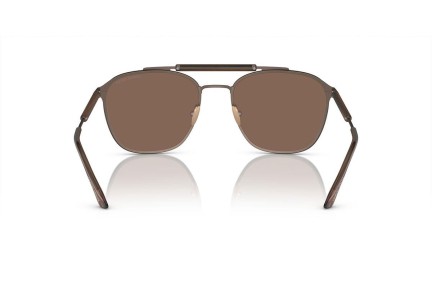 Okulary przeciwsłoneczne Giorgio Armani AR6149 300673 Pilotki (Aviator) Brązowe