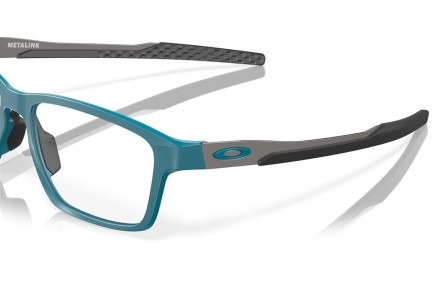 Okulary korekcyjne Oakley Metalink OX8153 815312 Prostokątne Zielone