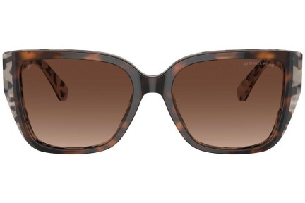 Okulary przeciwsłoneczne Michael Kors MK2199 3951T5 Polarized Kwadratowe Brązowe