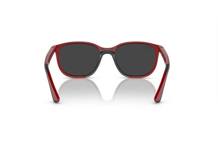 Okulary przeciwsłoneczne Ray-Ban Junior RJ9078S 71506G Kwadratowe Czerwone