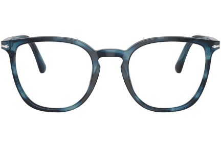 Okulary korekcyjne Persol PO3338V 1193 Kwadratowe Niebieskie