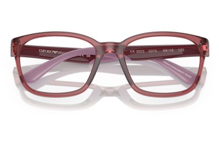 Okulary korekcyjne Emporio Armani EK3003 5075 Prostokątne Czerwone