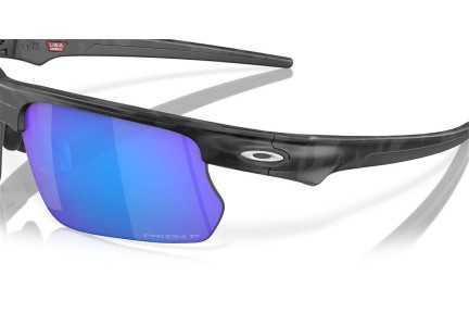 Okulary przeciwsłoneczne Oakley OO9400 940005 Polarized Prostokątne Szare