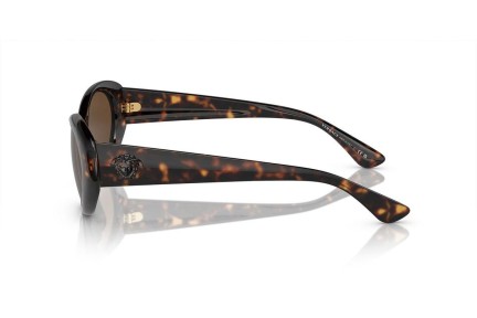 Okulary przeciwsłoneczne Versace VE4455U 108/73 Owalne Havana