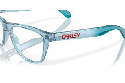 Okulary korekcyjne Oakley RX Frogskins XS OY8009 800910 Kwadratowe Niebieskie