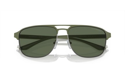 Okulary przeciwsłoneczne Emporio Armani EA2144 336771 Pilotki (Aviator) Zielone