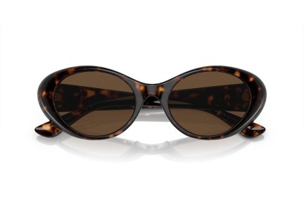 Okulary przeciwsłoneczne Versace VE4455U 108/73 Owalne Havana