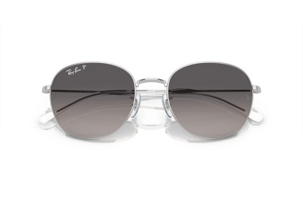 Okulary przeciwsłoneczne Ray-Ban RB3809 003/M3 Polarized Nieregularny Srebrne