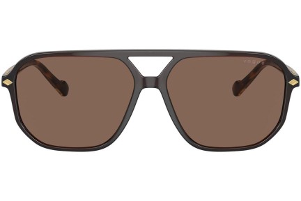 Okulary przeciwsłoneczne Vogue Eyewear VO5531S 311073 Pilotki (Aviator) Brązowe