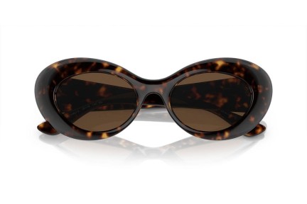 Okulary przeciwsłoneczne Versace VE4456U 108/73 Owalne Havana