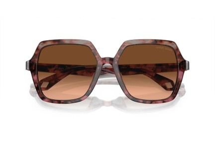 Okulary przeciwsłoneczne Giorgio Armani AR8193U 60320A Kwadratowe Havana