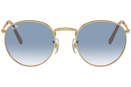 Okulary przeciwsłoneczne Ray-Ban New Round RB3637 001/3F Okrągłe Złote