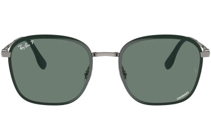 Okulary przeciwsłoneczne Ray-Ban RB3720 9264O9 Polarized Kwadratowe Zielone