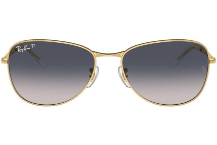 Okulary przeciwsłoneczne Ray-Ban RB3733 001/78 Polarized Pilotki (Aviator) Złote