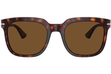 Okulary przeciwsłoneczne Persol PO3323S 24/57 Polarized Kwadratowe Havana