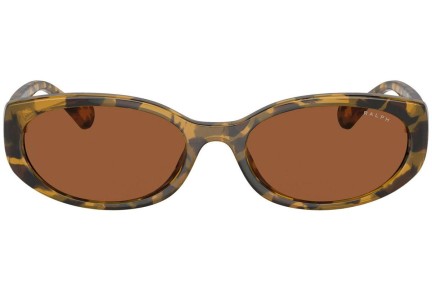 Okulary przeciwsłoneczne Ralph Lauren RA5306U 583673 Owalne Havana