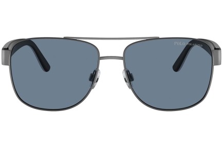 Okulary przeciwsłoneczne Polo Ralph Lauren PH3122 91572V Polarized Pilotki (Aviator) Szare