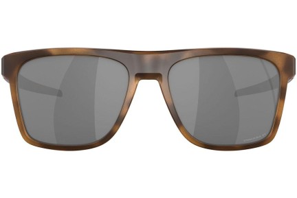 Okulary przeciwsłoneczne Oakley Leffingwell OO9100 910018 Polarized Kwadratowe Havana