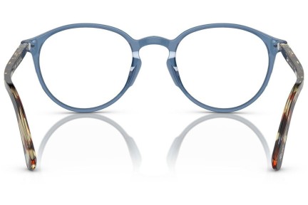 Okulary korekcyjne Persol PO3218V 1202 Okrągłe Niebieskie