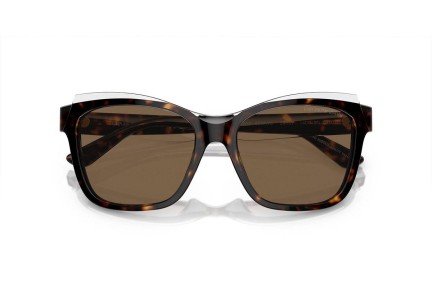 Okulary przeciwsłoneczne Emporio Armani EA4209 605273 Kwadratowe Havana