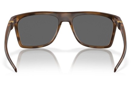 Okulary przeciwsłoneczne Oakley Leffingwell OO9100 910018 Polarized Kwadratowe Havana