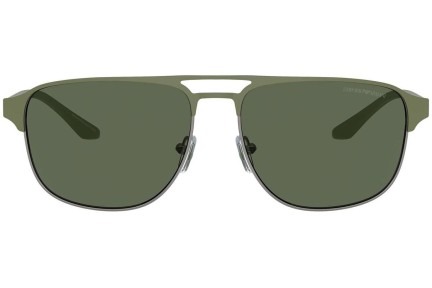 Okulary przeciwsłoneczne Emporio Armani EA2144 336771 Pilotki (Aviator) Zielone