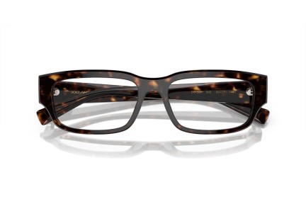 Okulary korekcyjne Dolce & Gabbana DG3381 502 Prostokątne Havana