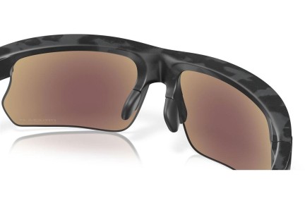 Okulary przeciwsłoneczne Oakley OO9400 940005 Polarized Prostokątne Szare