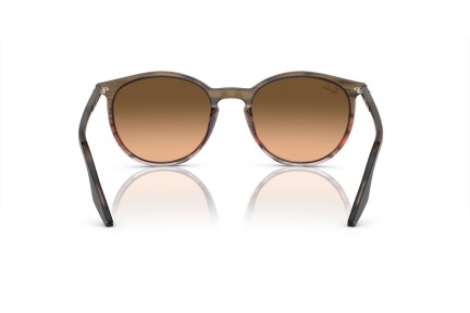 Okulary przeciwsłoneczne Ray-Ban RB2204 13953B Okrągłe Brązowe