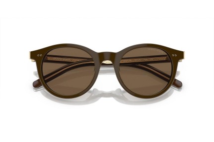 Okulary przeciwsłoneczne Giorgio Armani AR8199U 604073 Okrągłe Brązowe