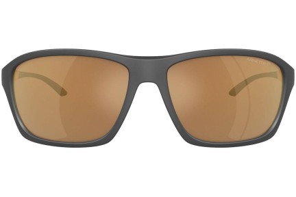 Okulary przeciwsłoneczne Arnette Nitewish AN4329 28702T Polarized Kwadratowe Czarne