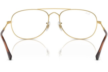 Okulary korekcyjne Ray-Ban Bain Bridge RX3735V 2500 Pilotki (Aviator) Złote