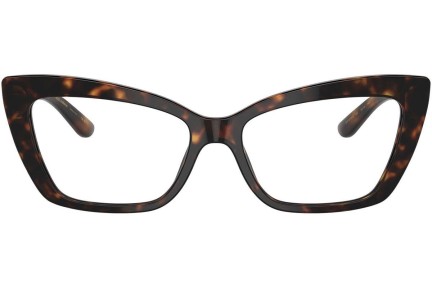 Okulary korekcyjne Dolce & Gabbana DG3375B 502 Kocie oczy Havana