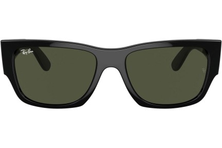 Okulary przeciwsłoneczne Ray-Ban Carlos RB0947S 901/31 Prostokątne Czarne