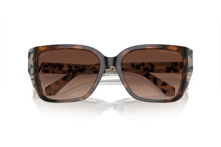 Okulary przeciwsłoneczne Michael Kors MK2199 3951T5 Polarized Kwadratowe Brązowe