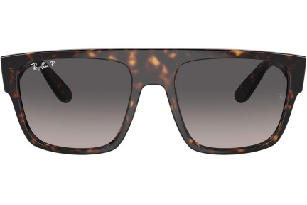 Okulary przeciwsłoneczne Ray-Ban Drifter RB0360S 902/M3 Polarized Kwadratowe Havana