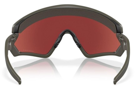 Okulary przeciwsłoneczne Oakley Wind Jacket 2.0 OO9418 941826 Pojedyncze | Shield Zielone