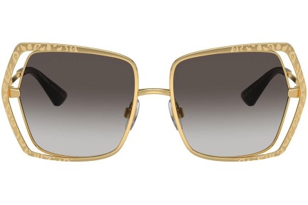 Okulary przeciwsłoneczne Dolce & Gabbana DG2306 02/8G Kocie oczy Złote