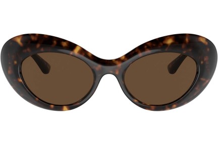 Okulary przeciwsłoneczne Versace VE4456U 108/73 Owalne Havana