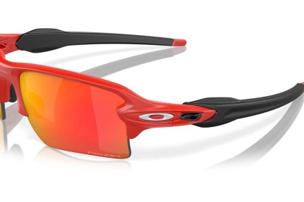 Okulary przeciwsłoneczne Oakley Flak 2.0 XL OO9188 9188J1 Prostokątne Czerwone