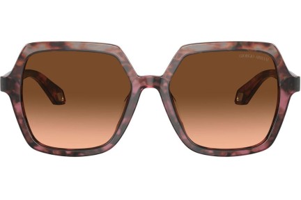 Okulary przeciwsłoneczne Giorgio Armani AR8193U 60320A Kwadratowe Havana